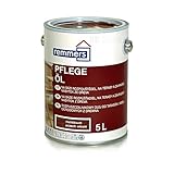 Remmers Pflege-Öl - Nussbaum 5L WPC terrassendielen Holzfarbe aussen Holzschutzlasur Bondex Holzlasur für außen HK Hartwachsöl Landhausfarbe Bambus WPC-Imprägnier-Öl