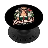 Lausmadl Ersatz Dirndl Oktoberfest Ersatztracht Wiesn Outfit PopSockets mit austauschbarem PopGrip