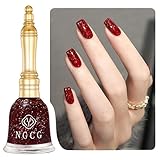 Red A Schnelltrocknender Nagellack - 15ML mit Cremigem Finish, Lang anhaltend, ProWide Pinsel für DIY Nail Art Maniküre zu Hause