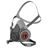 3M XA007702658 6200M Mehrweg-Halbmaske, Größe M, Grau