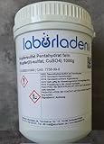 1kg Kupfersulfat Pentahydrat (Kupfer(II)-sulfat, CuSO4, für Pool, Labor, Werkstatt, Kristallzucht) - 1000g in hochwertiger Dose