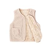 Kinder Ärmellose Warmen Fleeceweste Warme Und Winter Winter Fleece Weste Winterjacke Teddy Fleece Weste Damen Teddy Jacke Kinder Steppweste Kinder Jungen