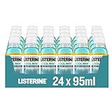 Listerine Cool Mint milder Geschmack 24x95 ml antibakterielle Mundspülung ohne Alkohol mit ätherischen Ölen, für ein langanhaltendes Frischegefühl