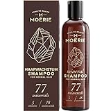 MOERIE Haarwachstum Shampoo 250ml - natürliches Haarwachstum beschleunigen - Veganes Shampoo gegen Haarausfall - Haarwuchsmittel Frauen & Männer - mit 77 Mineralien, Coffein & Biotin Haare stärken