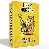 Tipsy Horses | Der Renner auf jeder Party | Trinkspiel | Einfache Regeln | Gruppenspiel für Geburtstage, Festivals & JGA | 18+ | Partyspiel | Kartenspiel