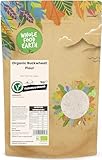 Wholefood Earth Bio-Buchweizenmehl 1kg | Roh | GVO-frei | Vegan | Zertifiziert biologisch