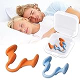 2 Stück Nasendilatator,Anti Schnarch Nasenclip,Nasendilatator Anti Snoring,Besser Atmen Nasendilatator,Hilfe gegen Schnarchen,Männer und Frauen Schnarchlösung