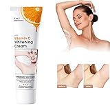 Underarm Whitening Cream,Achsel Aufhellungs Creme,Aufhellungscreme,Bleaching Cream,Lightening Cream,für Achselhöhlen,Ellbogen,Innere Oberschenkel,Knie und Körper,50g