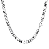 PROSTEEL Herren Collier 51cm Edelstahl Panzerkette Halskette...