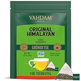 VAHDAM, Grüner Tee Von Himalaya (100 Pyramiden Teebeutel) | 100% Reiner & Aromatischer | Natürliche Grüntee Loses Blatt | Frisch & Direkt Von Der Quelle In Indien, Heiß Oder Eisgekühlt Aufbrühen