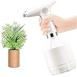 FiiMoo Elektrische Sprühflasche für Zimmer- / Garten Pflanzen, Elektrische Gießkanne, Automatische Wässerungs Flasche für Alkohol, Reinigung nach Hause, 1000ML Garten Hand Tiny Auto Sprayer (Weiß)