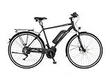 FISCHER E-Bike Trekking Viator ETH 1861, Elektrofahrrad für Herren, RH 50 cm, Mittelmotor 80 Nm, 48 V Akku