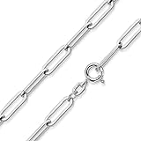Materia Chain Halskette Damen 45cm Ankerkette Silber 925 3mm weit K138_45cm