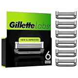 Gillette Labs Rasierklingen für Männer, 6 Original Ersatzklingen, Klingen für Herren Kompatibel mit allen GilletteLabs Rasierern (inkl.Heated Razor)