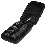 PEPLAYTAL Smartphone Kameraobjektiv Fisheye Weitwinkel Makroobjektiv Kompatibel für Mobiltelefone Professionelles Handy Kameraobjektiv Kit in Schwarz Kreative Fotografie Zubehör