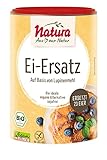 Natura Bio Ei-Ersatz – 175 g – pflanzliche Alternative zu Ei – auf Basis von Lupinenmehl – vegan – Ei-Ersatz-Pulver zum Kochen und Backen