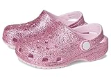 Crocs Unisex Kinder Classic Chunky Glitter Clog T Holzschuh, Pink Milk