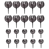 Yardenfun 20 Stück Teiliges Bonsai Düngerbox aus Robustem Schwarzem Kunststoff Tragbar und Praktisch Inklusive Großen und Kleinen Behältern Einfach Einzusetzen für Orchideen Bonsai und