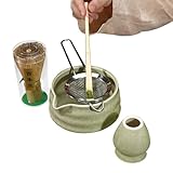 Schneebesen Schaufel Set, Japanisches Making Kit, 5 Stück Tee Set Set Authentisches Design, Professionelles Schneebesen Set Kit für Liebhaber Anfänger Familie