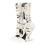 Stance Christmas Bazaar Crew Socken (Offwhite), Cremefarben, Medium