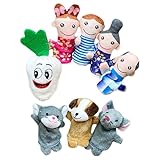 Fingerpuppen für Kleinkinder | 8 Stück Bauernhoftiere, Lernen durch Spiel, sensorisches stimulierendes Lernwerkzeug, inklusive Lernwerkzeug