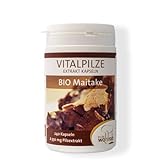 Pilze Wohlrab | Maitake Extrakt Kapseln BIO | 240 Stück | 350 mg Klapperschwamm Extrakt je Kapsel | mit Acerola Vitamin C