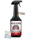 ALCLEAR Insektenentferner Auto - Premium Flugrostentferner Auto Insektenentferner für Scheinwerfer, Lack & Windschutzscheibe - 100% Sauberkeit - Professioneller Insekten Entferner für Auto - 1000ml