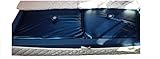 Mesamoll2® Wasserbett Matratze 90x220 Softside für Wasser-Doppelbett mit 180x220cm Außenkante I 1 x Wasserkern Softside F4 90% Beruhigung