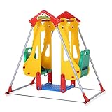 Baby Vivo Kinderschaukel Spielplatzschaukel Gartenschaukel Schaukelgerüst Spielparadies Kinder Zoo