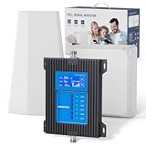 ORBOCOM Handy-Signalverstärker für Zu Hause, Mobilfunk-Signalverstärker für Alle Deutschen Netzbetreiber, Verstärkt 4G- and LTE-Signale, Bänder 1/3/7/8/20/28, Bereich Bis Zu 400 Quadratmeter