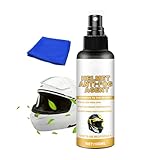 Generisch Antibeschlag-Spray für das Helmvisier | Wasserdichter Entnebeler | 100ml Helm Anti-Beschlag-Spray Mit Tuch,Für Visiere Goggles Motorrad Ski Snowboard Sport Männer Frauen