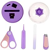 BESPORTBLE 1Satz Maniküre Set Teiliges Nagelpflege Kit Für Neugeborene Mit Rutschfestem Aufbewahrungsbox Sicherer Nageltrimmer Für Babynägel Leuchtenden
