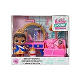 L.O.L. Surprise! OMG House of Surprises Serie - Spielset mit Modepuppe und 8 Überraschungen - Schminktisch mit Her Majesty - Interaktive Möbel, Mode und Accessoires - Geschenk für Kinder ab 4 Jahren