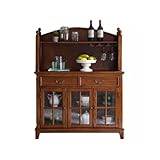 URGDWEKJY Buffetschrank, schlichtes Massivholz, Esszimmer-Sideboard, Haushaltswand, Aufbewahrungsschrank, Restaurant, Geschirrschrank, Mahlzeitenzubereitungsschrank, Sideboard