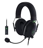 Razer Blackshark V2 - Premium E-Sport-Headset mit USB-Soundkarte (Triforce 50-mm-Treiber, HyperClear Cardiod-Mikrofon, erweiterte Passive Geräuschunterdrückung, THX Spatial Audio) Schwarz