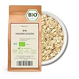 Kamelur BIO Haferflocken fein (1kg) - Hafer Bio Flocken aus kontrolliert biologischem Anbau