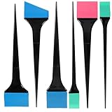 MAGICLULU Silikon Haarfärbepinsel 6 Stück Bpa Frei Wiederverwendbare Applikatoren für Einfache Anwendung und Reinigung Geeignet für Heimgebrauch und Friseursalon