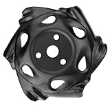 LDadgf Rasenmäher-Zubehör, Universal-Bewässerungsmaschine, Drachenplattenentferner, Wurzelbenzin, Landmaschinen-Zubehör Fugenrobbe Set (Black, One Size)