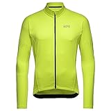 GORE WEAR Herren Thermo Fahrrad-Trikot, C3, M, Neon-Gelb