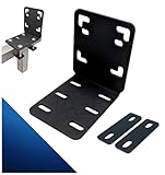 Balkonfächerhalter Adapter für Balkongeländer Eckig Balkonfächer bis 160cmx160cm hochwertige Befestigung/Halter/Adapter am Geländer Ohne Bohren!