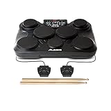 Alesis CompactKit 7 - E Schlagzeug Elektronisch mit 7 Drum Pads, Drumsticks, 2 Pedalen und 265 Drum Sounds