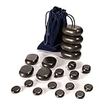 Hot Stone Set von TAOline, 20 Basalt Massagesteine, Einsteiger-Set