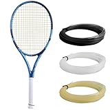 Babolat Pure Drive Lite Tennisschläger – bespannt mit 16 g weißem Syn Gut bei mittlerer Spannung (11,4 cm Griff)