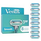 Gillette Venus Smooth Damen Rasierklingen mit wiederverwendbarem Handstück 8 Ersatzklingen