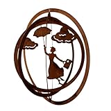 Windspiel schwebende Mary - hängende Gartendeko aus Metall...