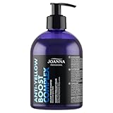 Joanna Professional Revitalisierung Tönungs-Shampoo in Silber-Grau für das Haar - mit Mikroprotein - dauerhafte Revitalisierung - Locken-Glanz & Farbe Kaltgrau - 500 g