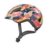 ABUS Kinderhelm Anuky 2.0 ACE - Fahrradhelm für Kleinkinder und Kinder - mit Licht und Kinnschutz - für Mädchen und Jungen - Bunt (Blau, Gelb, Rot), Größe M