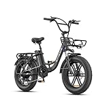 ENGWE E Bike Herren mit 48V 13Ah Batterie, 20 * 4.0 Zoll, 7-Gang Getriebe mit LCD-Display, 250W Motor & 25km/h, Reichweite bis zu 120km L20/L20 Boost