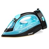 ZStarlite Dampfbügeleisen Kabellos,2400W Kabelloses Dampf Bügeleisen Powersteam Ultra Keramik-Bügelsohle,Antikalk & Tropfstopp, Sprühwasser-Funktion, Vertikaldamp, Selbstreinigend mit 320ml Wassertank