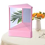 Echter Spiegel – PVC, Umgedrehter Tischspiegel, Aufgeräumter Make-up-Spiegel, Effizienter Make-up-Spiegel/Or | Nicht Vergrößernder Spiegel/Or Für Foto, Modellierung, Interviews, Gesichtskorrektur